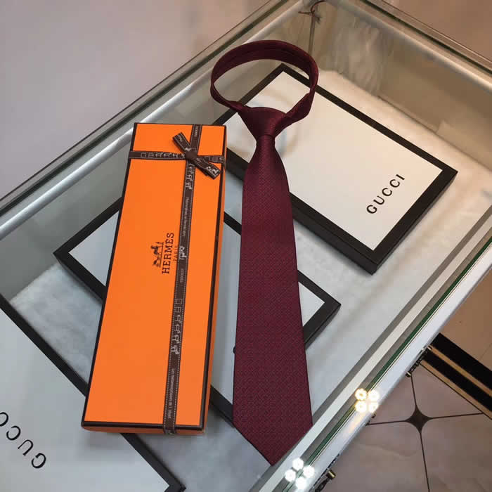 Classic Men Business Luxury Tie Replica Top Quality Hermes Ties 22